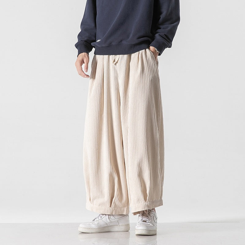 Pantalon en velours côtelé Luca