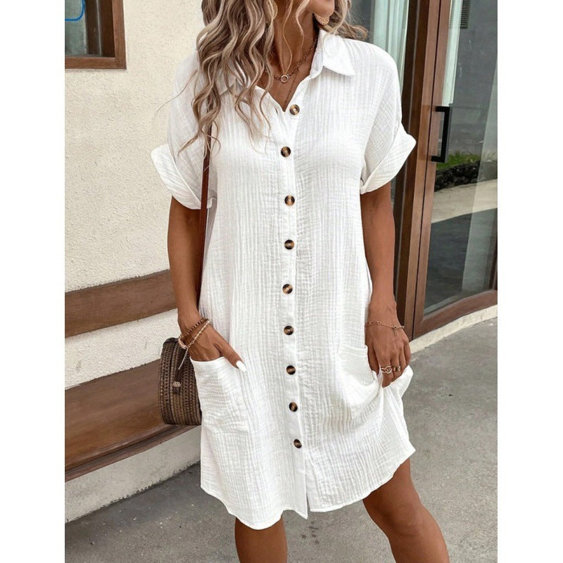 Robe chemise en lin Liva Everyday