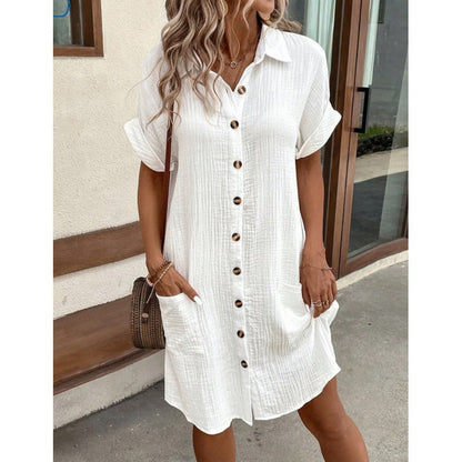 Robe chemise en lin Liva Everyday