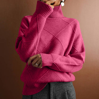 Adelina - Pull doux à col roulé