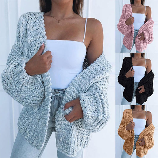 Dalia™ – Cardigan décontracté en grosse maille