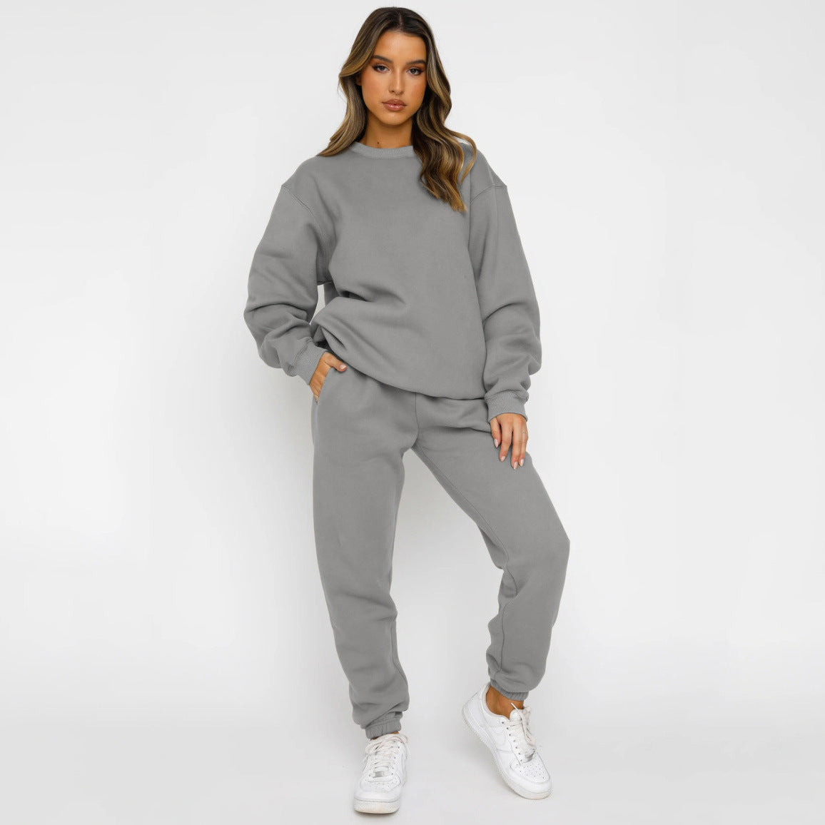 Ensemble pull-over décontracté d'automne pour femmes
