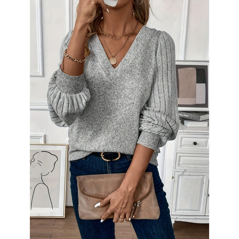 Pull en tricot cascade