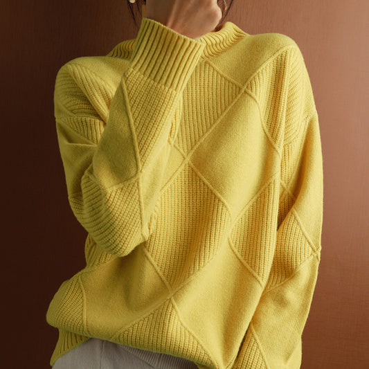 Adelina - Pull doux à col roulé