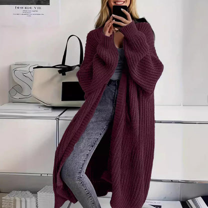 Cardigan tricoté à manches longues Linda