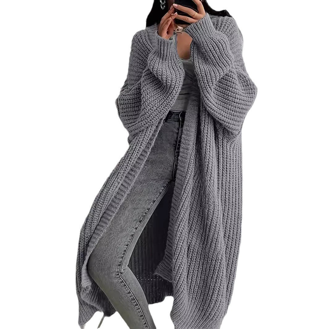 Cardigan tricoté à manches longues Linda