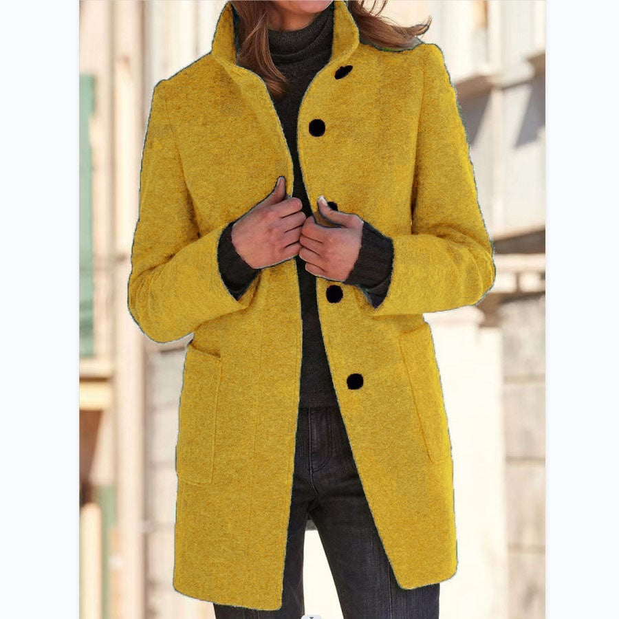 Anna | Manteau femme à col montant