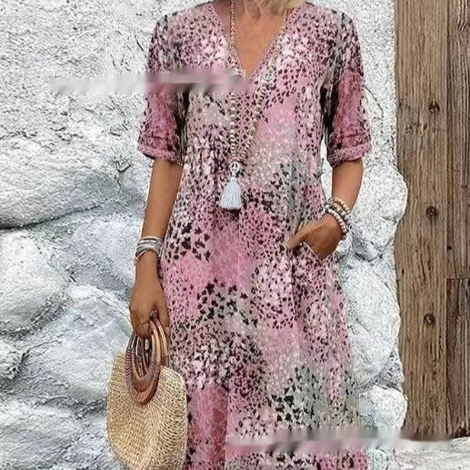 SARAH – ROBE MI-LONGUEUR VIBRANT