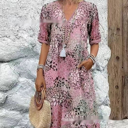 SARAH – ROBE MI-LONGUEUR VIBRANT