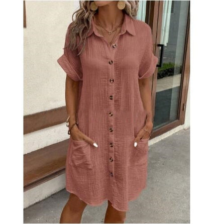 Robe chemise en lin Liva Everyday