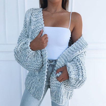 Dalia™ – Cardigan décontracté en grosse maille