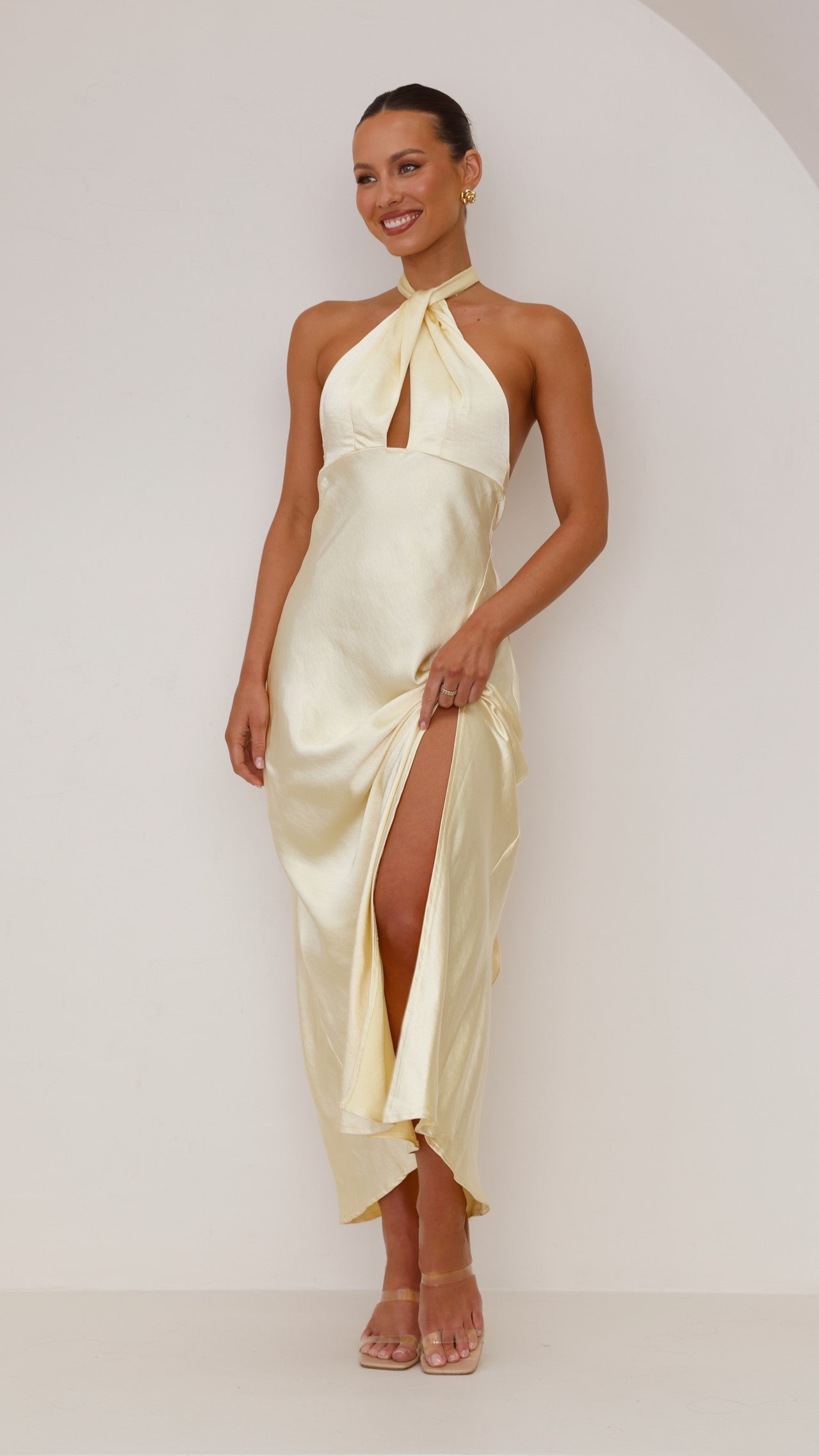 Vesta - Robe longue dos nu