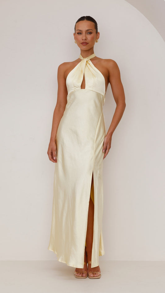 Vesta - Robe longue dos nu