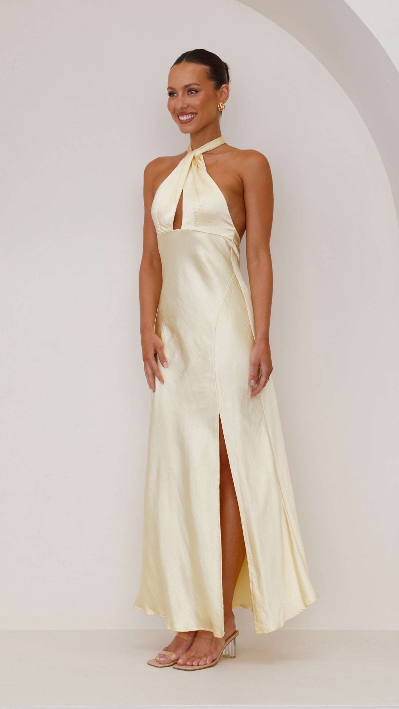 Vesta - Robe longue dos nu