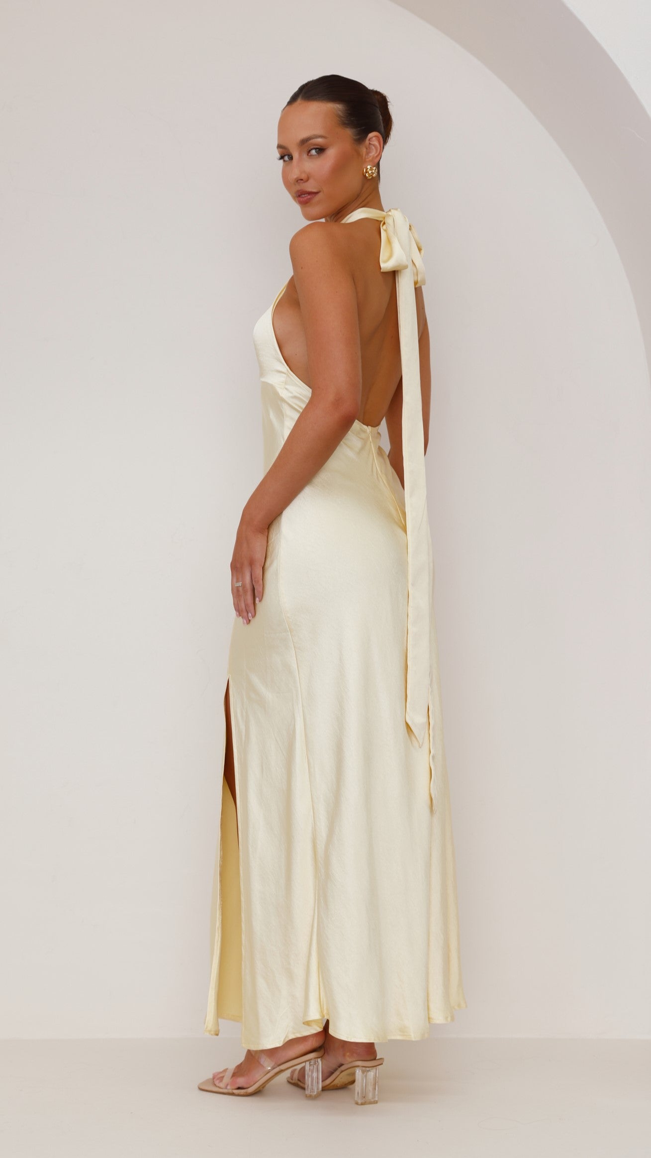 Vesta - Robe longue dos nu