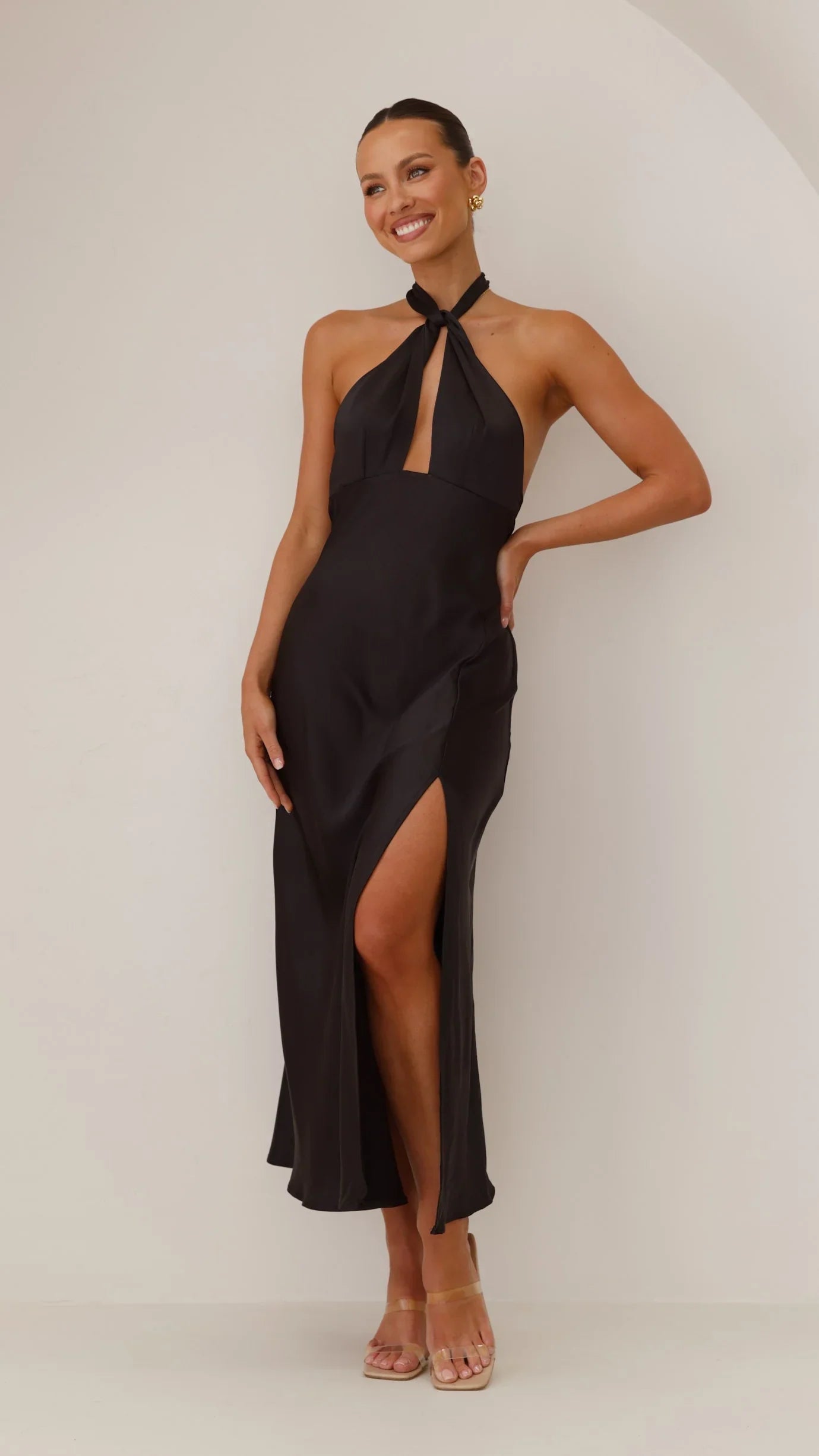 Vesta - Robe longue dos nu
