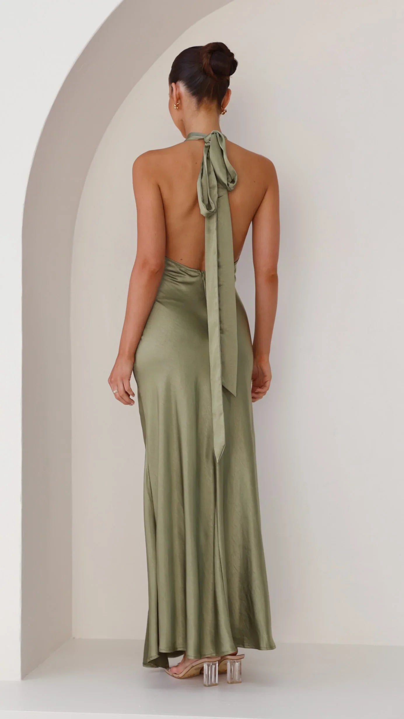 Vesta - Robe longue dos nu