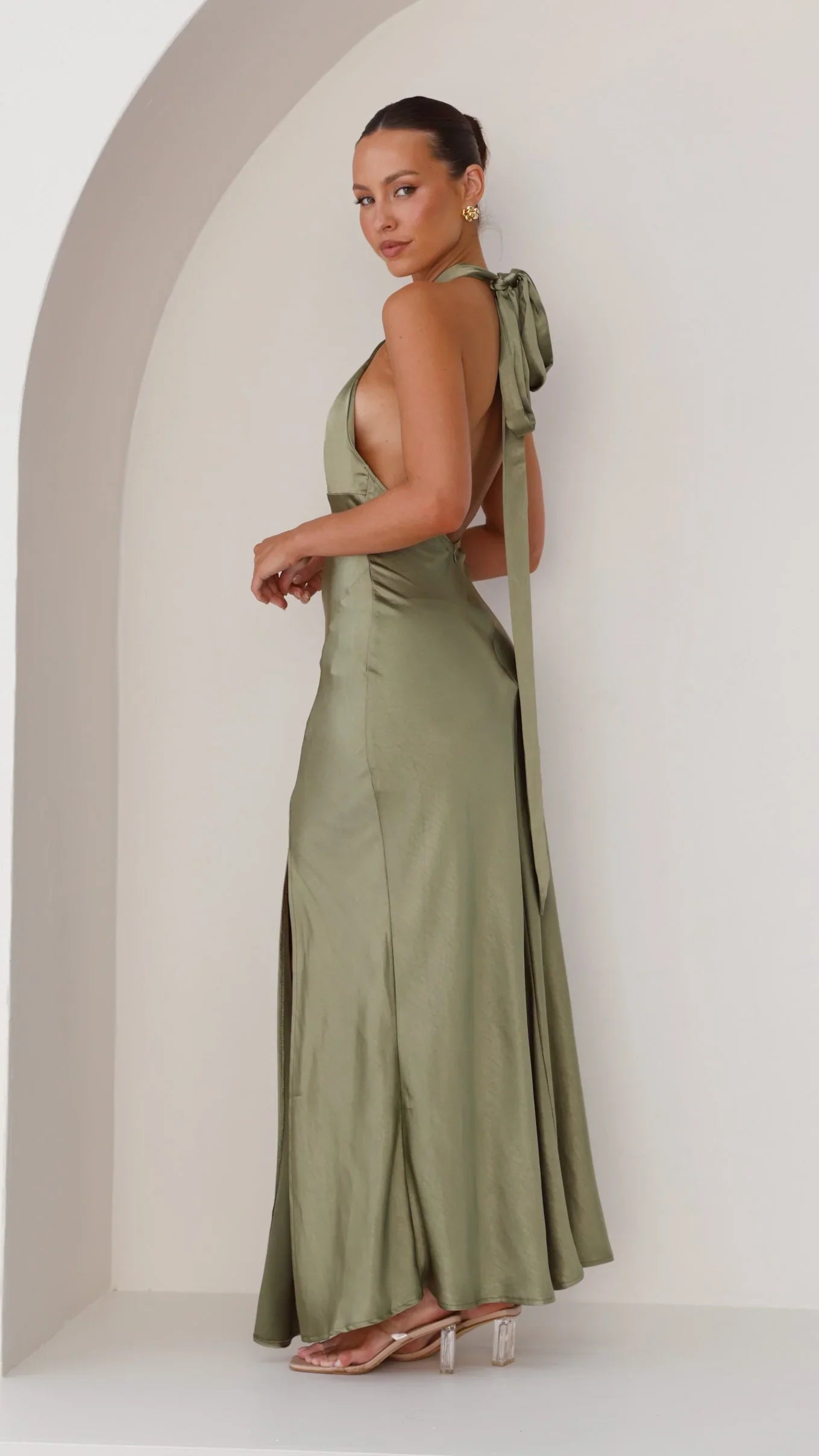 Vesta - Robe longue dos nu