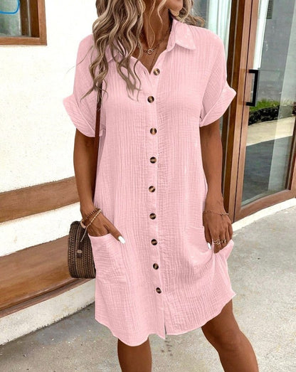 Robe chemise en lin Liva Everyday