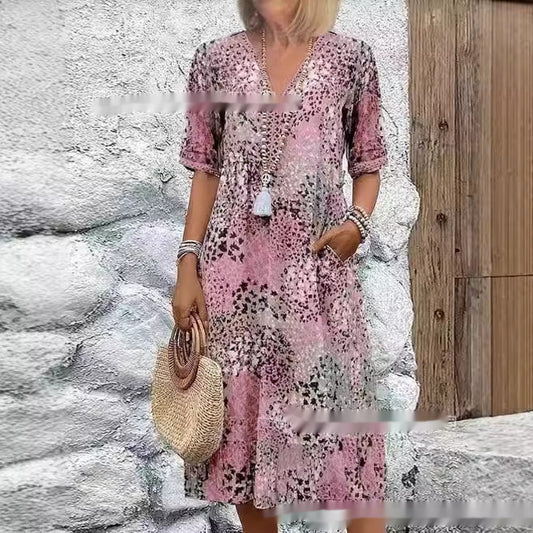SARAH – ROBE MI-LONGUEUR VIBRANT