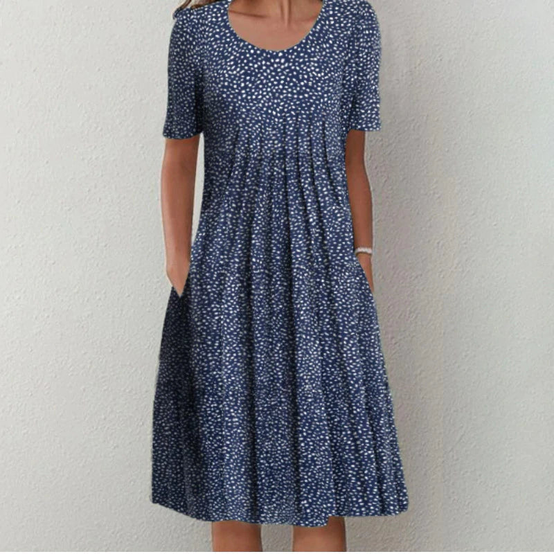 Celeste – Robe midi imprimée de tous les jours