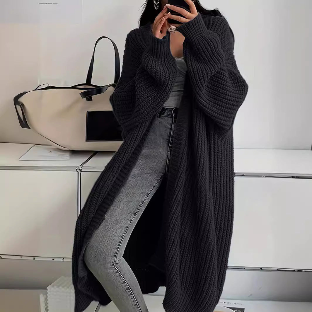 Cardigan tricoté à manches longues Linda