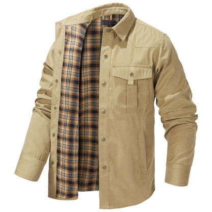 Burke | Veste Rover doublée de flanelle