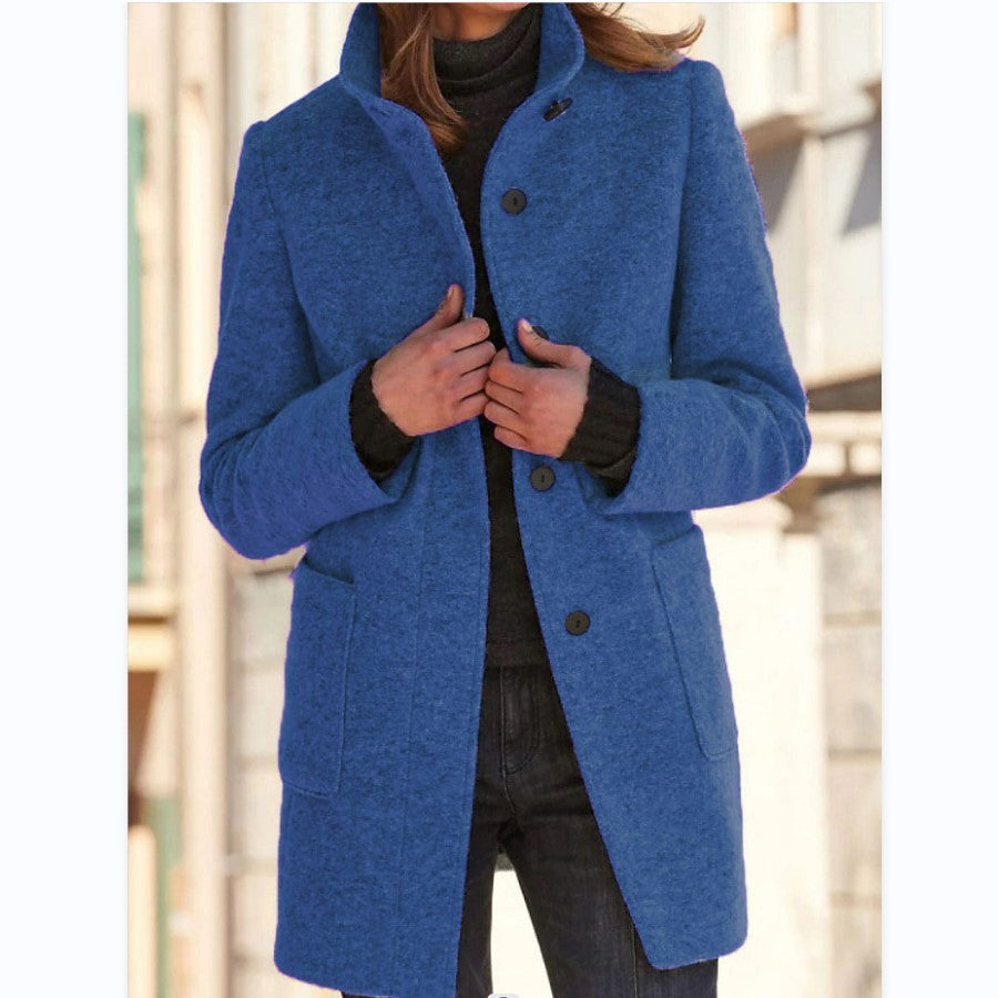 Anna | Manteau femme à col montant