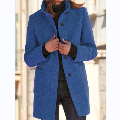 Anna | Manteau femme à col montant