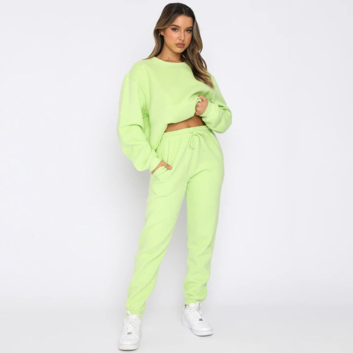 Ensemble pull-over décontracté d'automne pour femmes