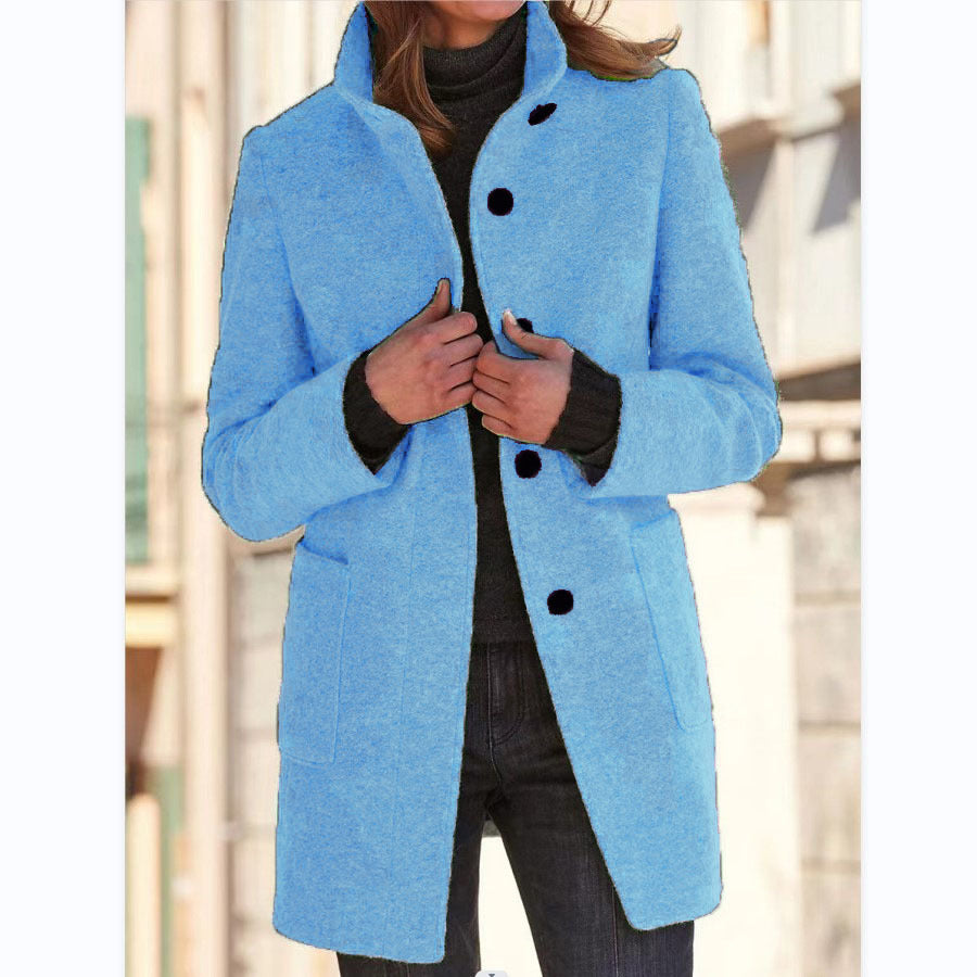 Anna | Manteau femme à col montant