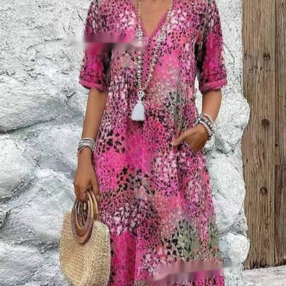 SARAH – ROBE MI-LONGUEUR VIBRANT