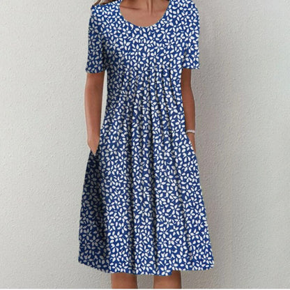 Celeste – Robe midi imprimée de tous les jours