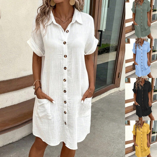 Robe chemise en lin Liva Everyday