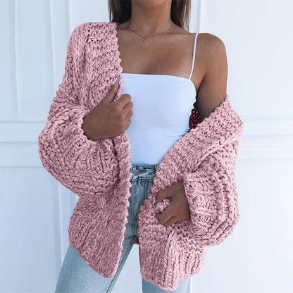 Dalia™ – Cardigan décontracté en grosse maille