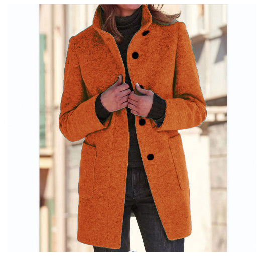 Anna | Manteau femme à col montant