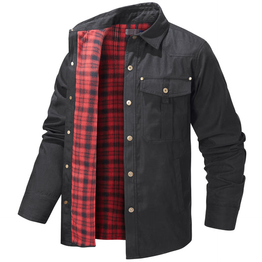 Burke | Veste Rover doublée de flanelle