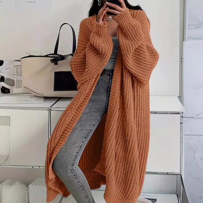 Cardigan tricoté à manches longues Linda