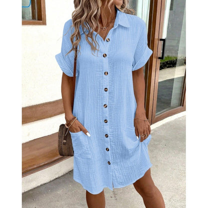 Robe chemise en lin Liva Everyday
