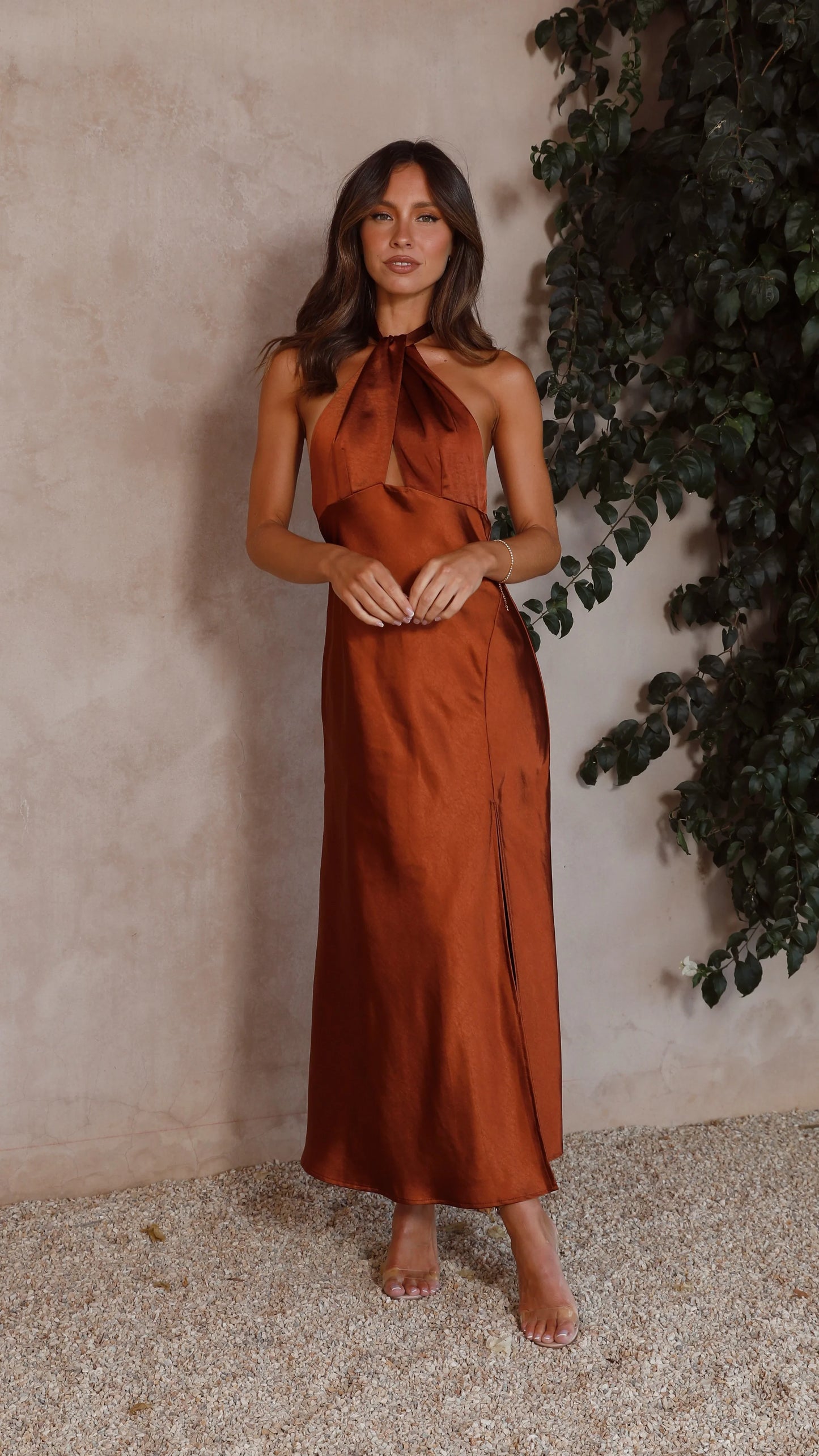 Vesta - Robe longue dos nu