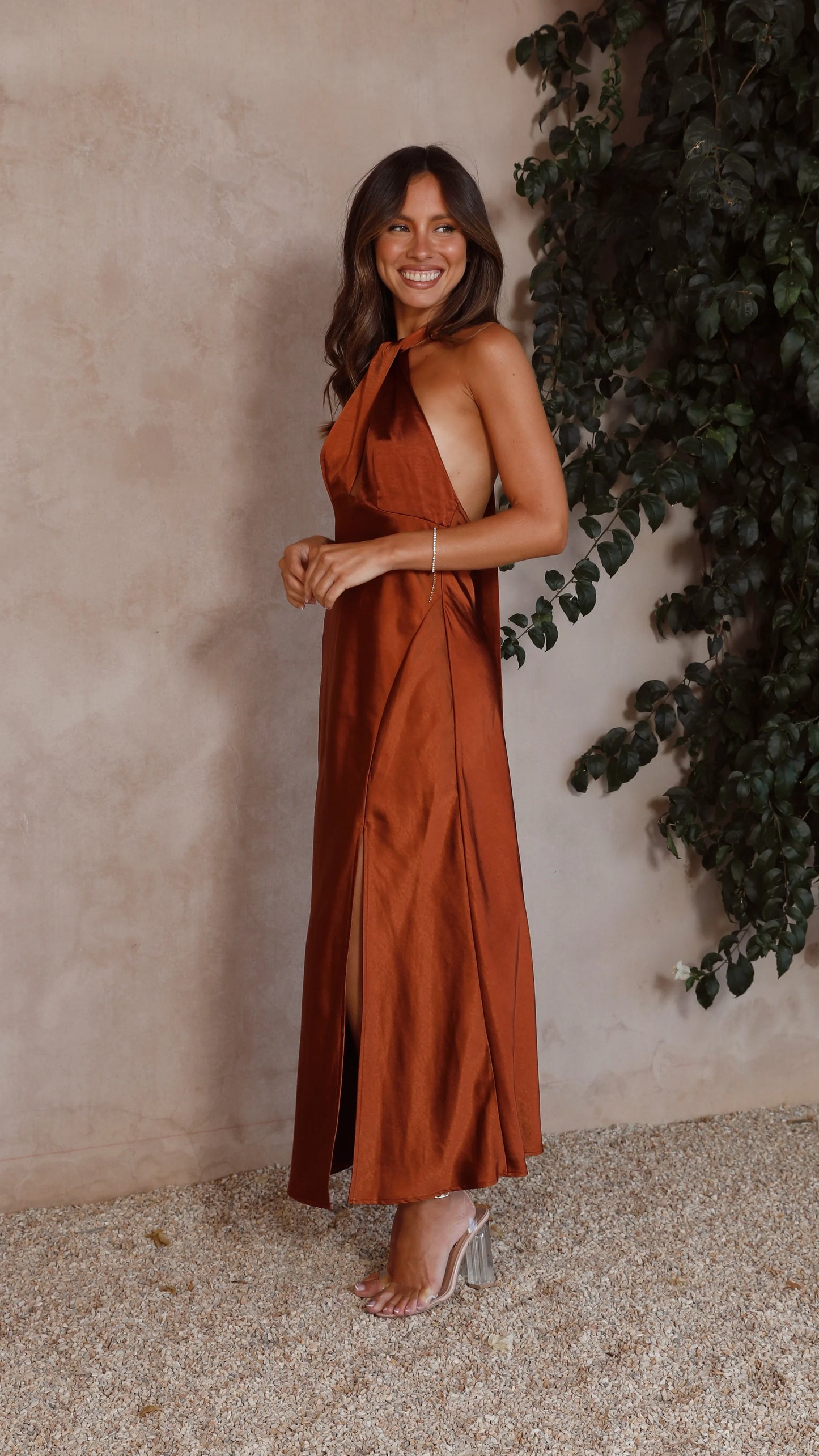 Vesta - Robe longue dos nu