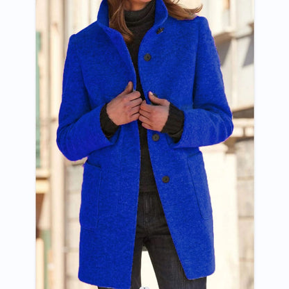 Anna | Manteau femme à col montant