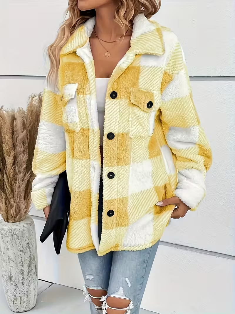 Veste polaire en peluche Paula