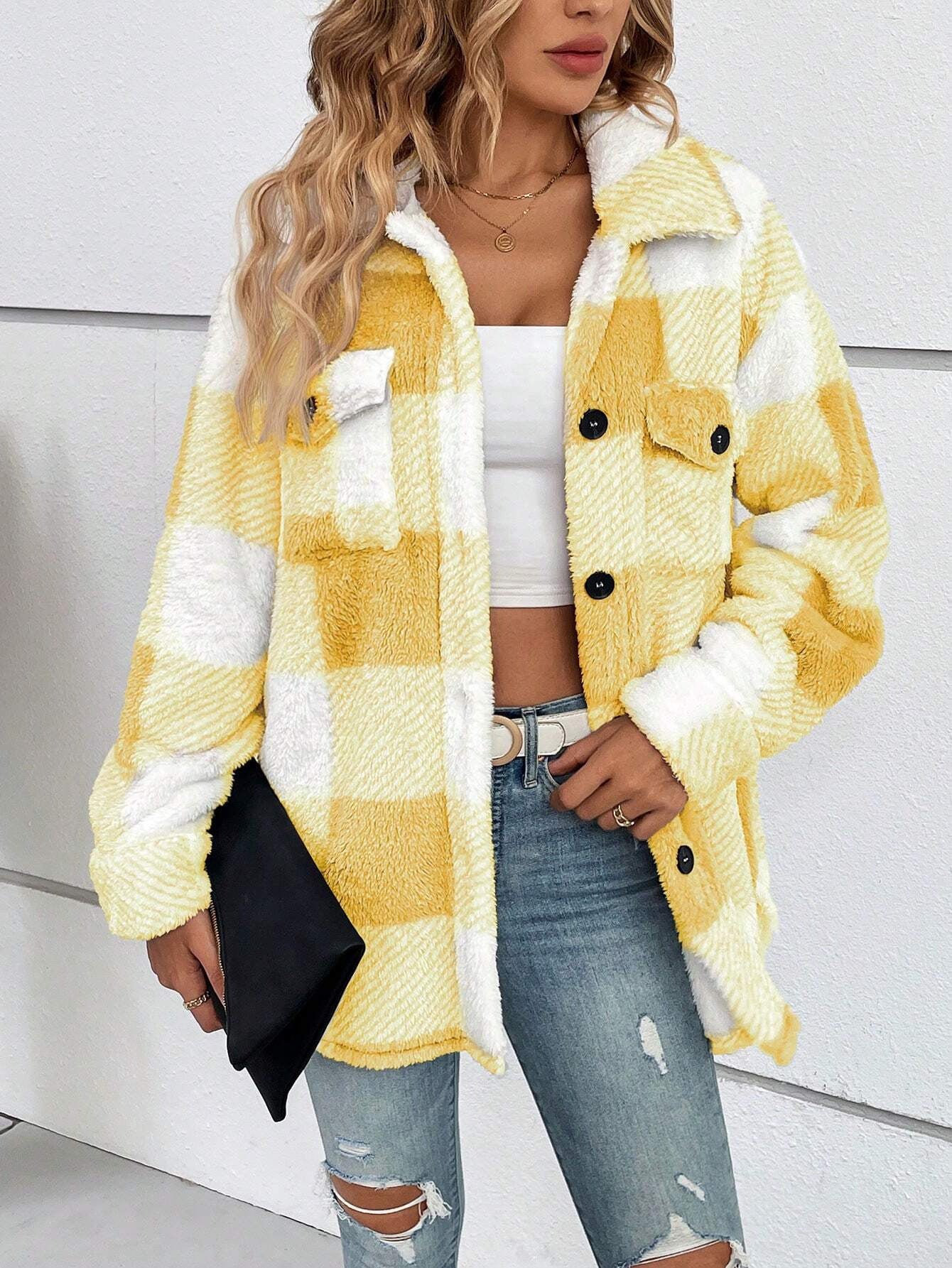 Veste polaire en peluche Paula