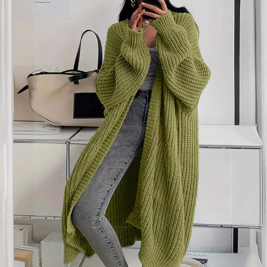Cardigan tricoté à manches longues Linda