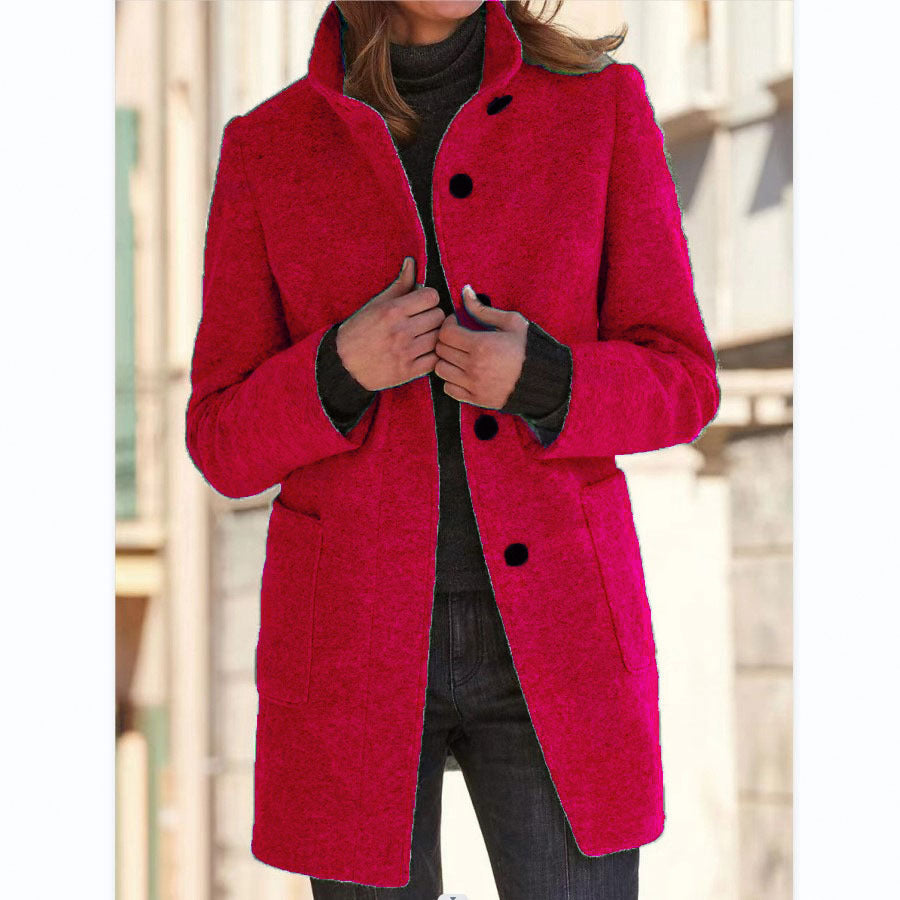Anna | Manteau femme à col montant
