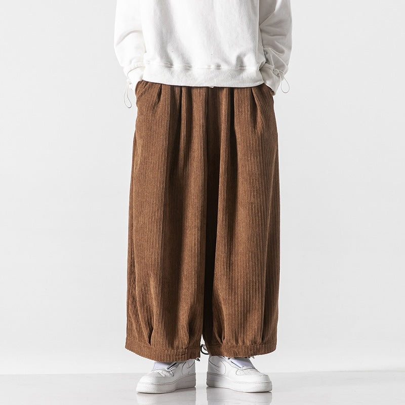 Pantalon en velours côtelé Luca
