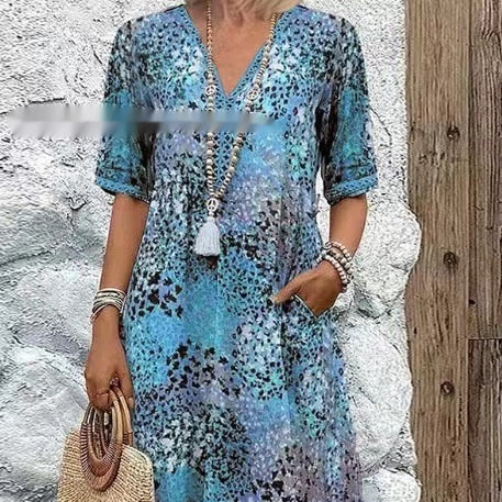 SARAH – ROBE MI-LONGUEUR VIBRANT