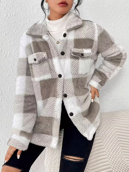 Veste polaire en peluche Paula