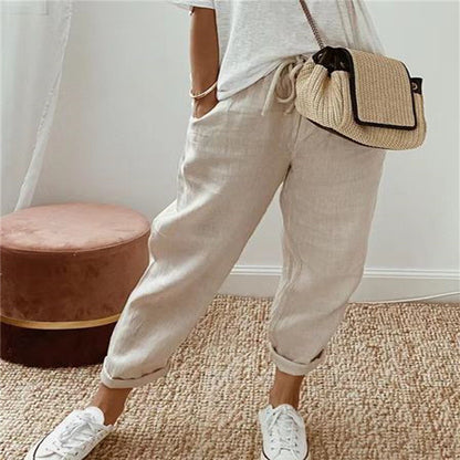 MAE – DÉCONTRACTÉ & PANTALON EN LIN ÉLÉGANT